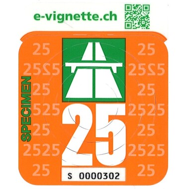 Autobahnvignette 2025