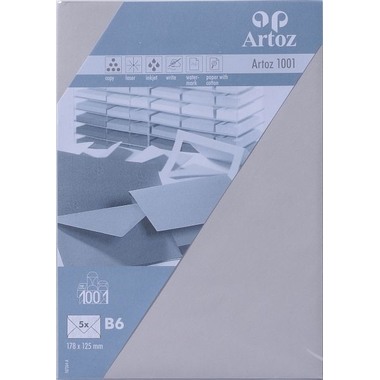ARTOZ Couverts 1001 B6 107364182 100g, hellgrau 5 Stück