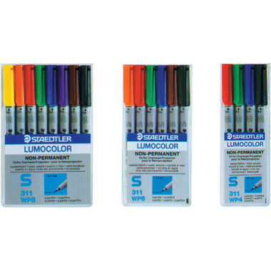 STAEDTLER Lumocolor non-perm. S 311 WP8 8 Farben ass.