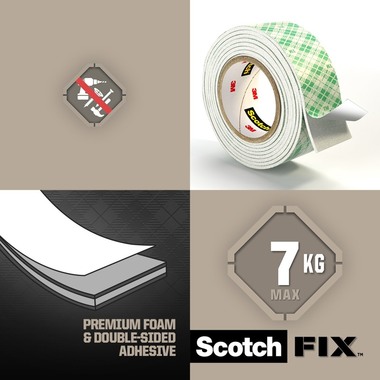 SCOTCH Nastro montaggio 19mmx1,5m 4496G-1915-P