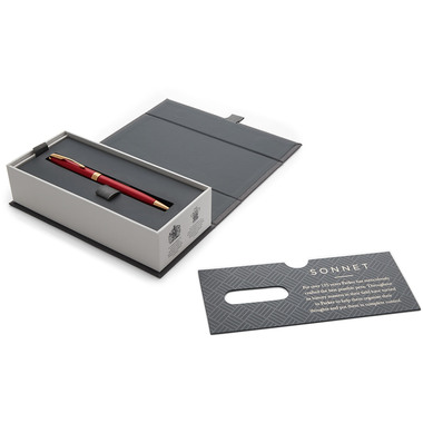 PARKER Sonnet Kugelschreiber M 1931476 rot/gold