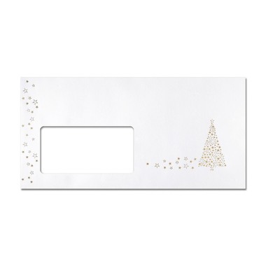 SIGEL Weihnachts-Umschlag Golden DU084 Tree, 90 g, DIN lang 50 Stück