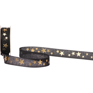 SPYK Banda Cubino Étoiles 1031.1654 16mmx3m Nero-Oro