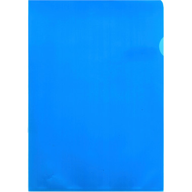 BÜROLINE Sichtmappen A4 620082 blau, matt 100 Stück