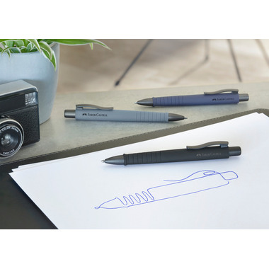 FABER-CASTELL Stylo à bille Poly Ball XB 241188 stone grey