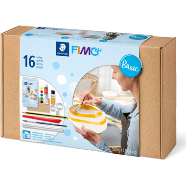 FIMO Knete Air Basis-Set 500g 81Set01 15 teilig