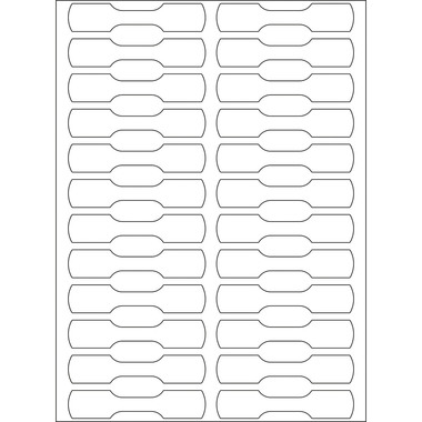 HERMA Etiquettes 49x10mm 2510 blanc 600 pcs.