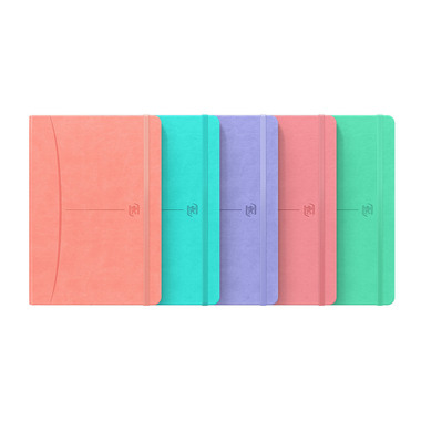 OXFORD Signature Notizbuch 400154940 A5, kariert 80Blt,ass pastel