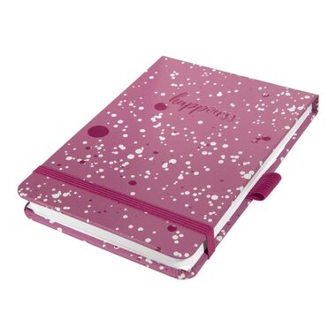 JOLIE Notizbuch A4 JN338 Pink Hapiness, dots 158 Seiten