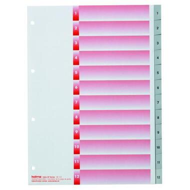 KOLMA Register PP grau A4 18.112.03 1 - 12, Kolmaflex
