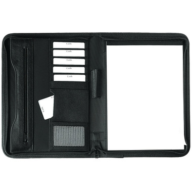 RIDOIDE Schreibmappe textil A4 707095530 schwarz