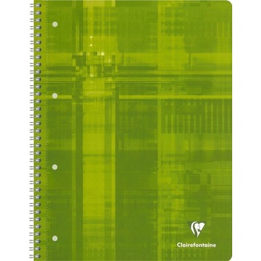 CLAIREFONTAINE Spiralheft Studium A4+ 8252 5mm, ass. 80 Blatt