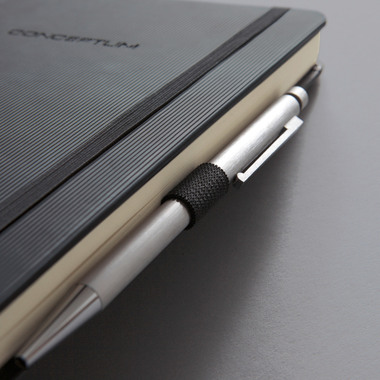 CONCEPTUM Notizbuch A6 CO132 liniert, 80g, 194 Bl. schwarz