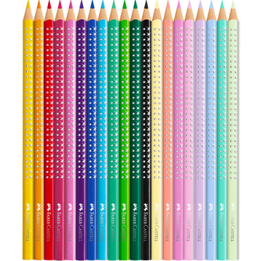 FABER-CASTELL Farbstifte Geschenkset 201971 Sparkle Schmetterling 20 Stk.