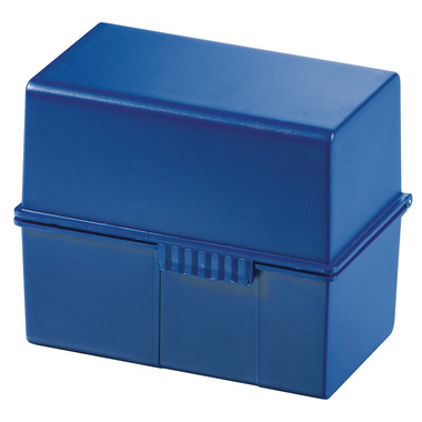 HAN Karteibox A6 976-14 blau, für 400 Karten