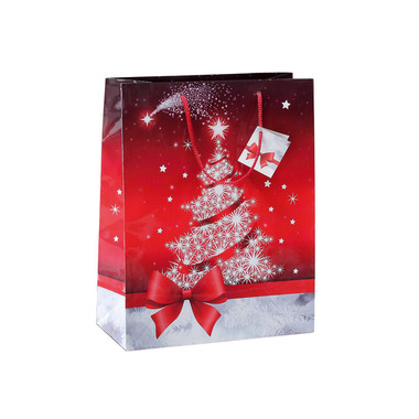 SIGEL Geschenktasche Sparkling Tree GT023 Glanz 170x230x90mm 5 Stk.