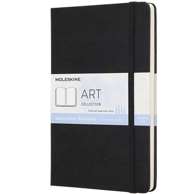 MOLESKINE Aquarell Taccuino L/A5 715635 200g, HC, nero