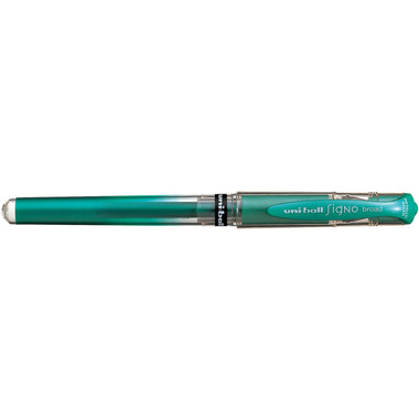 UNI-BALL Signo Broad 1mm UM153MET.GRE grün-metallic