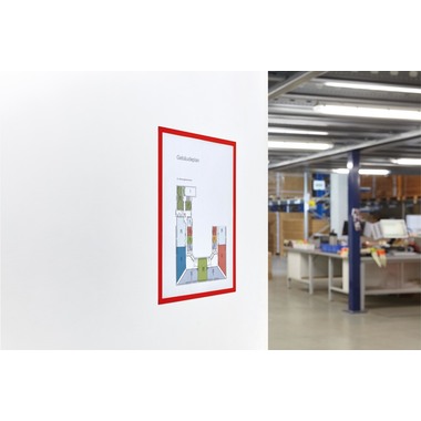 MAGNETOPLAN Magnetrahmen magnetofix A4 1130306 rot 5 Stk.