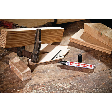 EDDING Permanent Marker 3300 1-5mm 3300-1 schwarz
