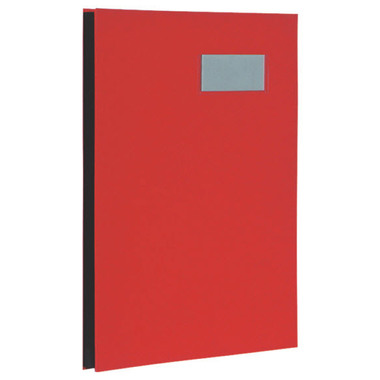 BIELLA Unterschriftenmappe A4 34142045U rot, Register 1-20 240x340mm