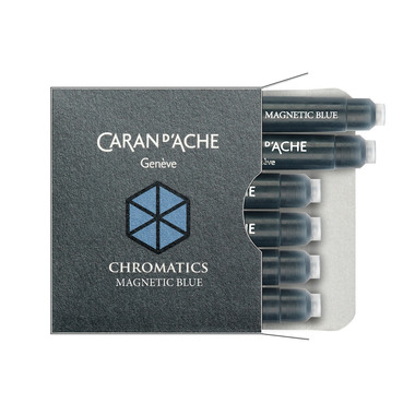 CARAN D'ACHE Tintenpatrone 8021.149 Magnetic Blue 6 Stück