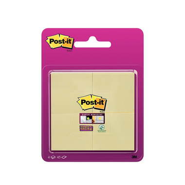 POST-IT Super Sticky Notes 48x48mm 6910SSS-CY gelb