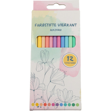 NEUTRAL Buntstifte 2222795 vierkant, 12 Stück