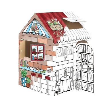 FELLOWES Spielhaus BANKERS BOX 1232501 Candy Shop 121x97x81cm