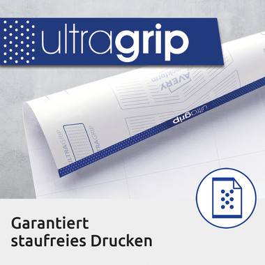 AVERY ZWECKFORM Versandetiketten 199,6x143,5mm L7168-100 weiss 200 Stk./100 Blatt