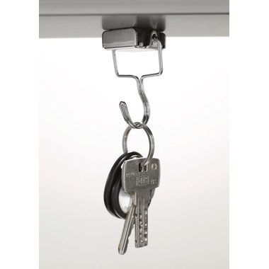 MAGNETOPLAN Hakenmagnet 65mm 16667 silber