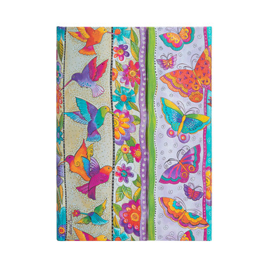 PAPERBLANKS Notizbuch Midi PB7246-1 Kolibri/Schmetterlinge, lin.