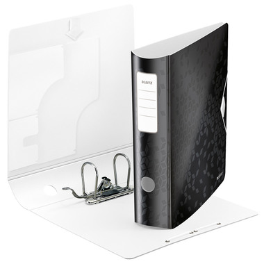 LEITZ Classeur 180° WOW 8cm 1106-00-95 noir A4