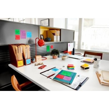 POST-IT Super Sticky Notes 127x76mm 655-6SS-PLAY PLAYFUL Collection 6x90 Blatt
