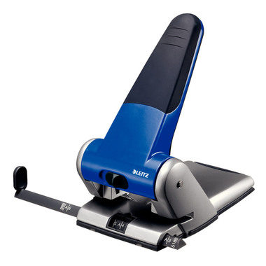 LEITZ Registraturlocher 6.3mm 51800035 blau 65 Blatt