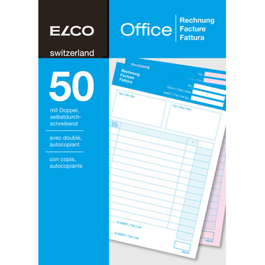 ELCO Rechnung A5 74594.19 60g 50x2 Blatt