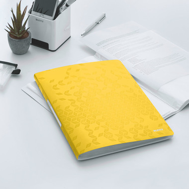 LEITZ Sichtbuch WOW PP A4 4631-00-16 gelb 20 Hüllen