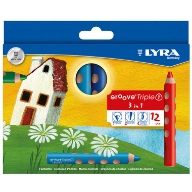 LYRA Farbstifte Groove 3831120 12 Farben