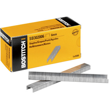 BOSTITCH Heftklammern 6mm SB302006 5000 Stück