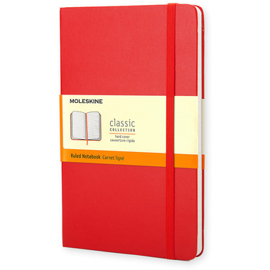 MOLESKINE Notizbuch Classic A5 004-8 liniert rot