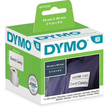 DYMO Versand-Etiketten S0722430 perm.101x54mm 220 Stück