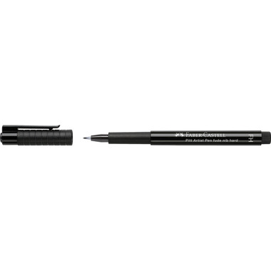 FABER-CASTELL Artist Pen Fineliner H 167895 schwarz