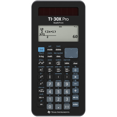 TEXAS INSTRUMENTS MathPrint D/F TI-30XPROMP Schulrechner