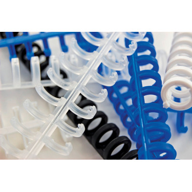 GBC Plastikbinderücken 12mm A4 388064E schwarz, 34 Ringe 50 Stück