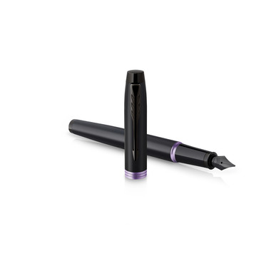 PARKER Stylo plume Vibrant Rings 2172949 IM Professional Pourpre