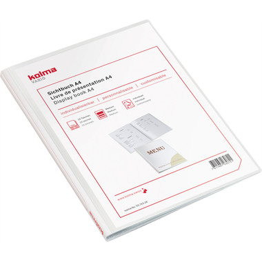 KOLMA Sichtbuch Vario A4 03.743.16 weiss, 10 Taschen