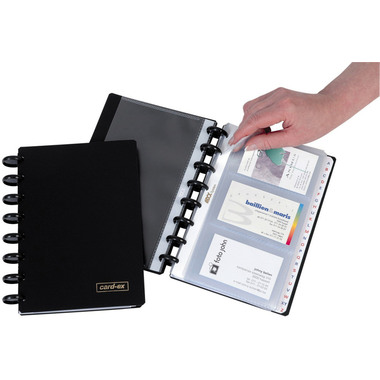 ADOC Sichtbuch Bind-Ex A5 9287.760 schwarz, 800my 20 Taschen