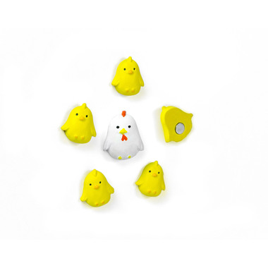 TRENDFORM Aimants CHICKEN FA4574 couleurs ass. 6 pcs.