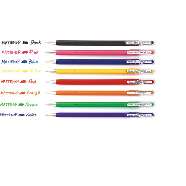 PENTEL Gel-Tintenroller Mattehop K110-VAX Mattehop schwarz