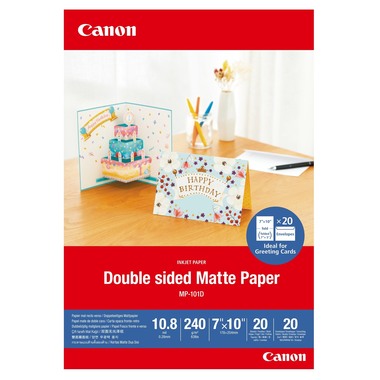 CANON Doub.Matte Photo Paper 18x25cm MP101DA4 Double sided 20 feuilles